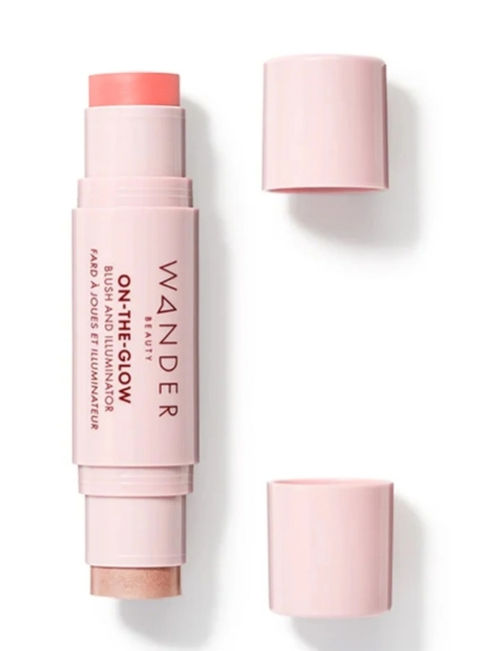 Wander Beauty On-the-Glow Blush and Illuminator - Coral ROSE